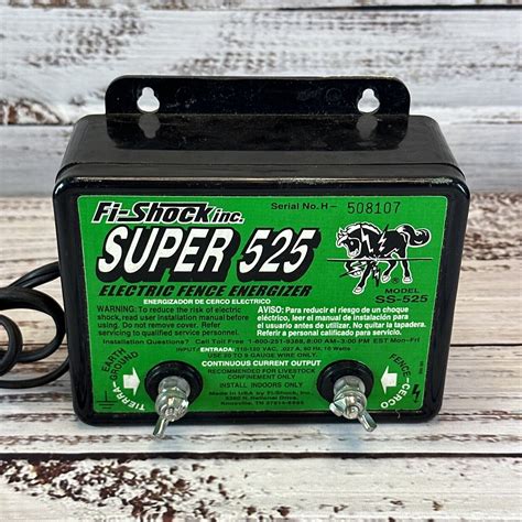 fi shock super 525  The SS-5 energizer works fine